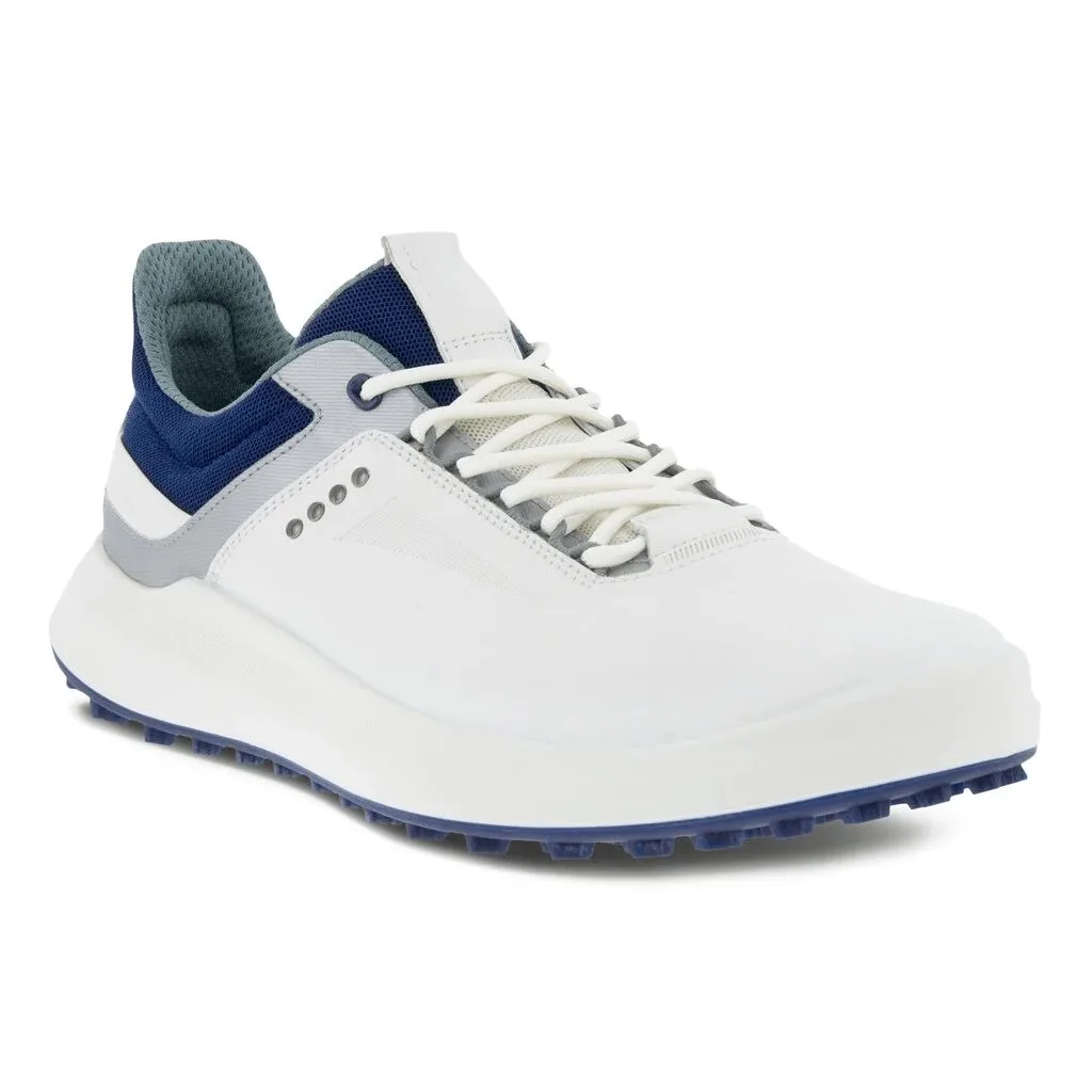 Ecco Core Golf Shoes - White/Silver/Blue - Image 2