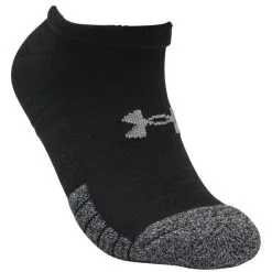 Under Armour UA HeatGear® No Show Socks 3pk - Black