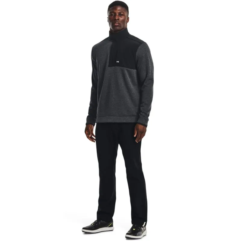 Under Armour Men's UA Storm SweaterFleece ½ Zip - Black - Image 3