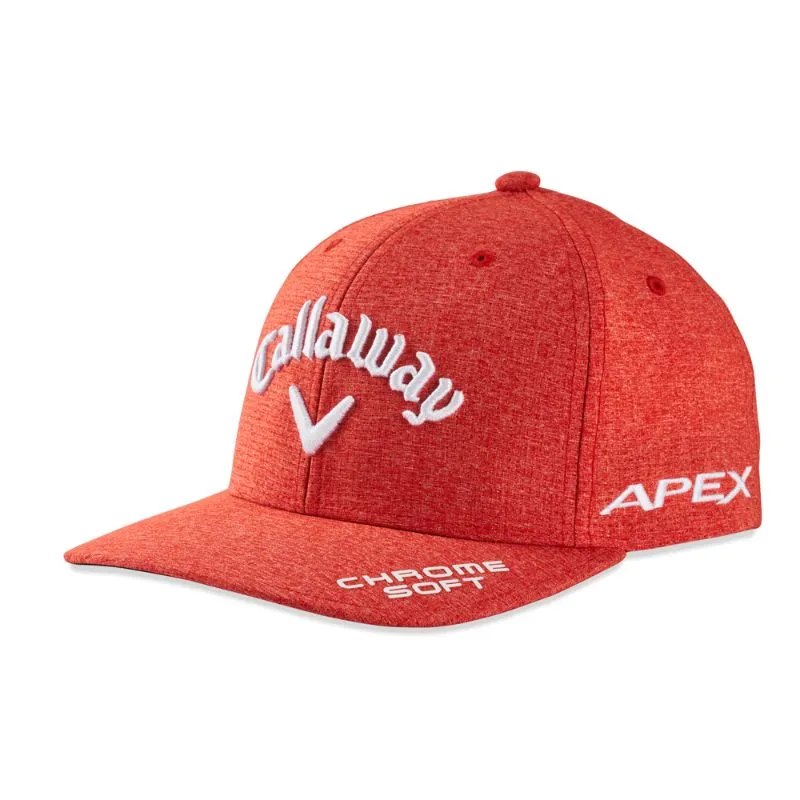 Callaway Men's TA Performance Pro Golf Cap 2022 - Heather Red - Image 4