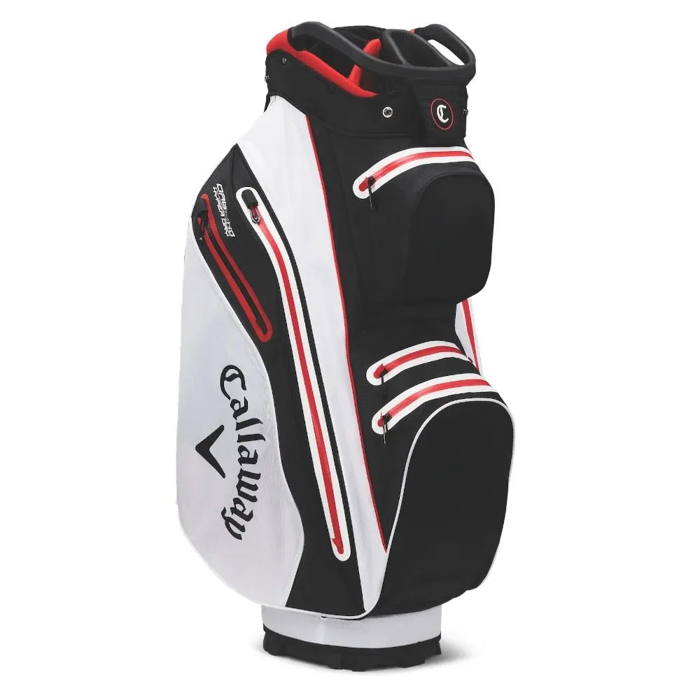 Callaway Org 14 Hyper Dry Golf Cart Bag - Black/White/Fire