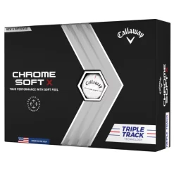 Callaway Chrome Soft X Triple Track Golf Balls 2022 - White (12 Balls)