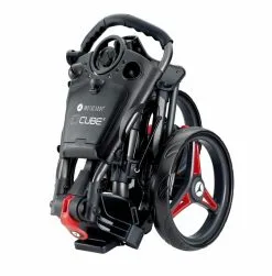 Motocaddy CUBE Push Trolley - Black/Red