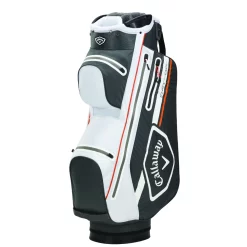 Callaway Chev 14 Cart Bag - Charcoal/White/Orange