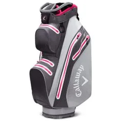 Callaway Org 14 Hyper Dry Golf Cart Bag - Charcoal/Silver/Pink