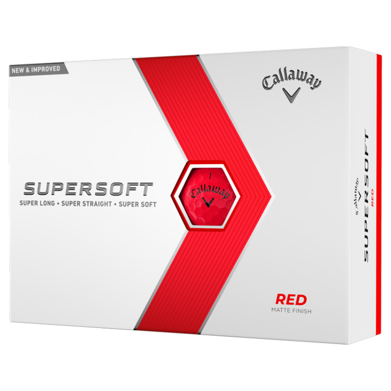 Callaway Supersoft Golf Balls - Red