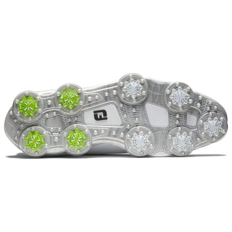 FootJoy Tour Alpha Golf Shoes - White/Grey/Lime - Image 4