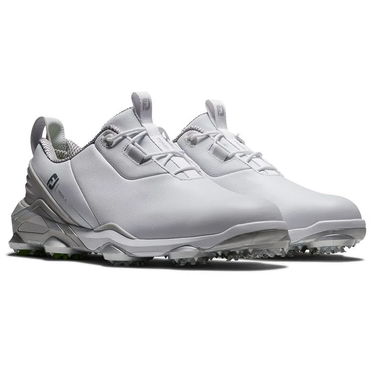 FootJoy Tour Alpha Golf Shoes - White/Grey/Lime - Image 5