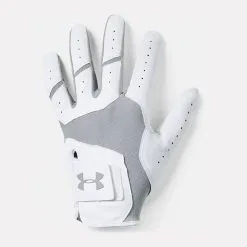 Under Armour UA Iso-Chill Golf Glove - White/Steel