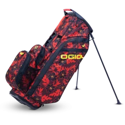Ogio All Elements Hybrid Stand Bag - Red Flower Party