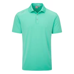 Ping Lindum Mens Golf Polo Shirt - Aquarius