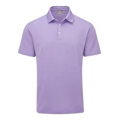 Ping Lindum Mens Golf Polo Shirt - Violet