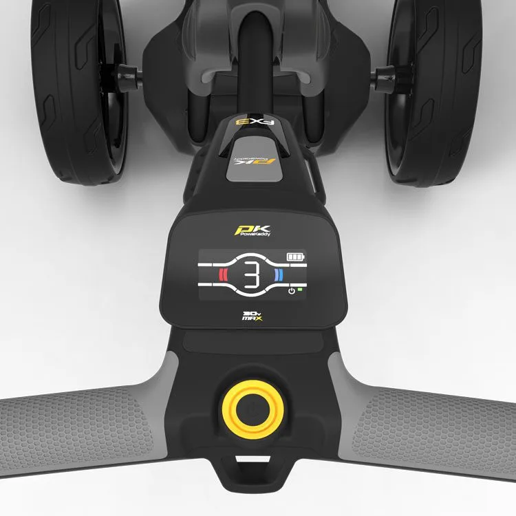 PowaKaddy FX3 Black Std Electric Golf Trolley 2022 - Reconditioned - Image 3