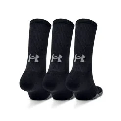 Under Armour UA HeatGear® Crew Socks 3pk - Black