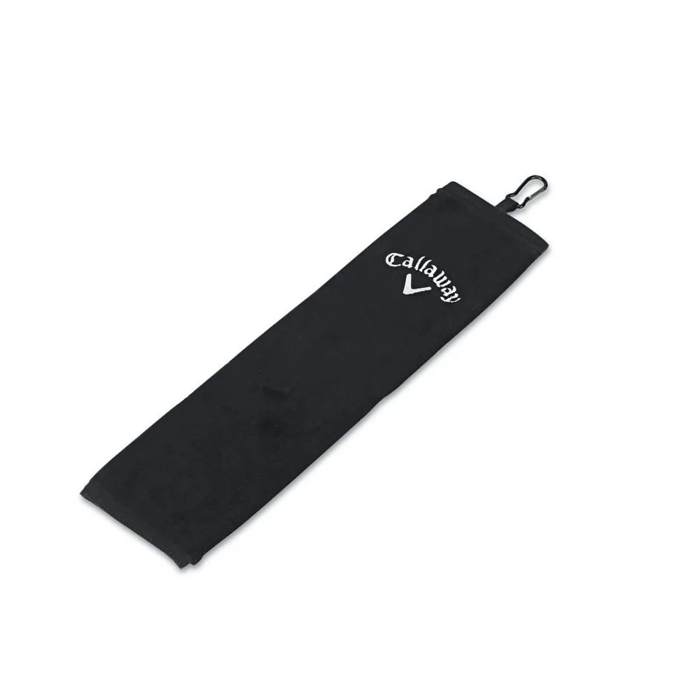 Callaway Tri Fold Towel - Black