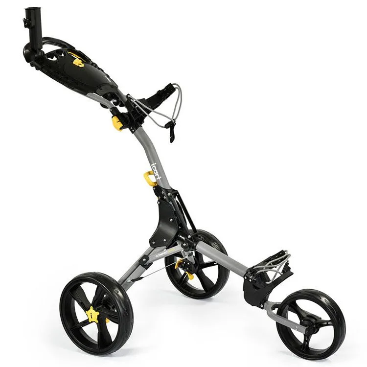 Masters ICart Compact Evo Push Trolley - Grey/Black