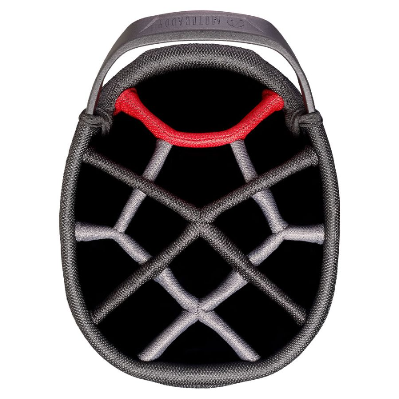 Motocaddy Pro Series 2023 Golf Cart Bag - Black/Red - Image 2