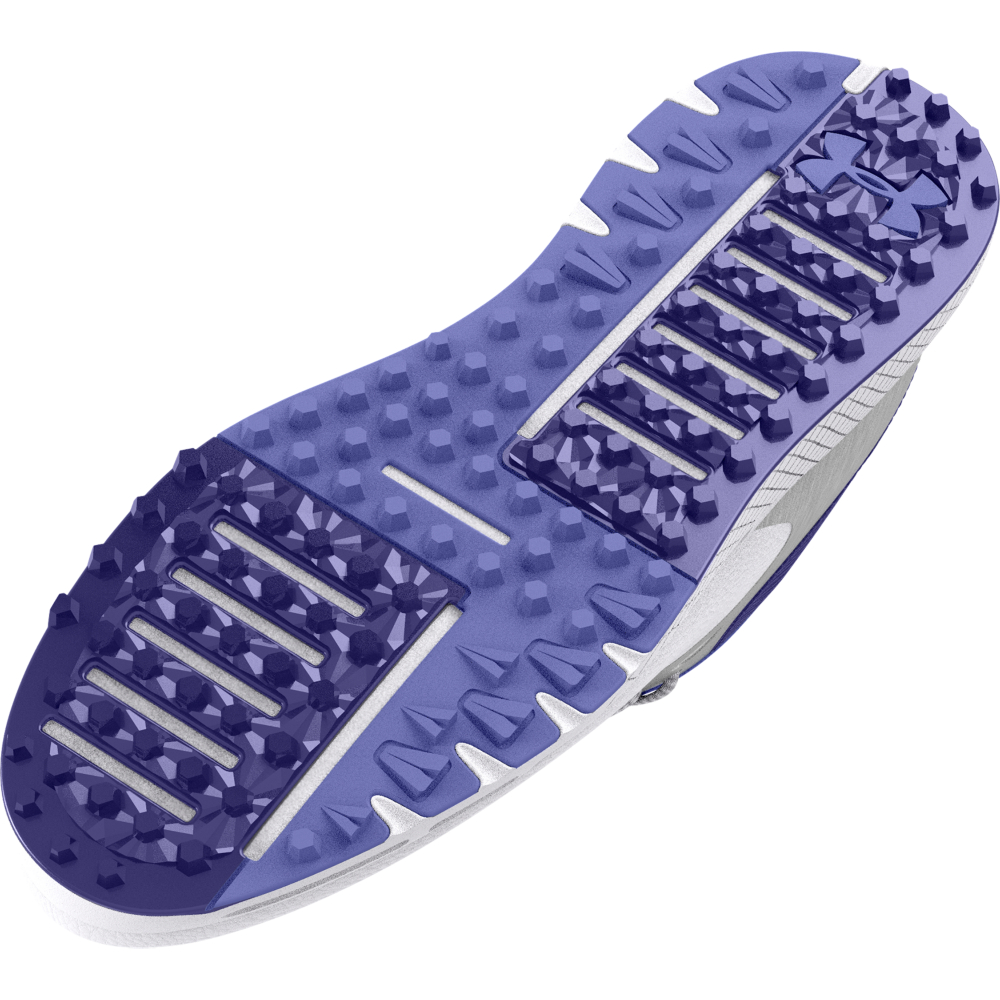 Under Armour Charged Breathe 2 SL Ladies Golf Shoes - White/Silver/Blue - Image 4